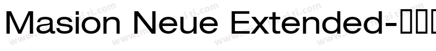 Masion Neue Extended字体转换